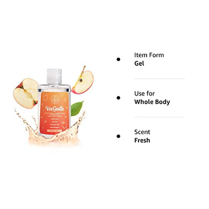 VeeFresh - VeeGentle Feminine Wash pH Balance for Women Wash with Apple Cider Vinegar