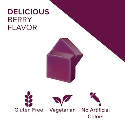 Qunol Beets Chews for Blood Pressure Support, 3 in 1 Beets + CoQ10 + Grape Seed Extract