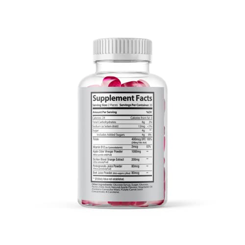 (Official 2 Pack) Slimming Gummies It Works with Apple Cider Vinegar and Sicilian Blood