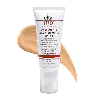 EltaMD UV AOX Elements Tinted Mineral Face Sunscreen, SPF 50 Tinted Face Moisturizer