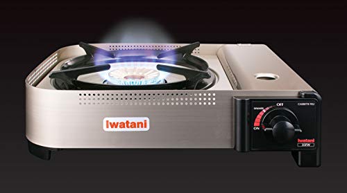 Iwatani 35FW Single-Burner Butane Portable Cooktop Indoor & Outdoor Cooking Stove