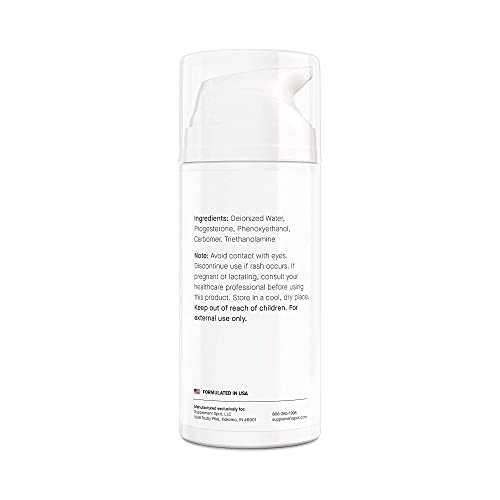 Supplement Spot Progesterone Gel for Women - Water Based USP Progesterone Gel