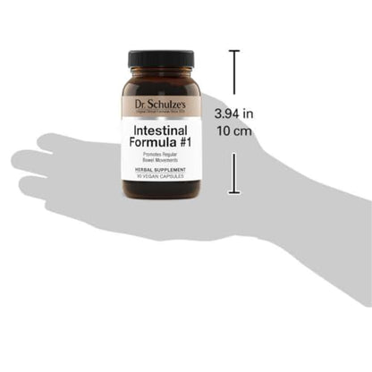 Dr. Schulze's Intestinal Formula #1 Colon Bowel Cleanse Laxative Capsules, 90 Count