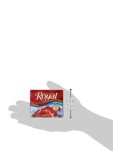 Royal Strawberry Gelatin Dessert Mix, Sugar Free and Carb Free,0.32 0z (Pack of 12)