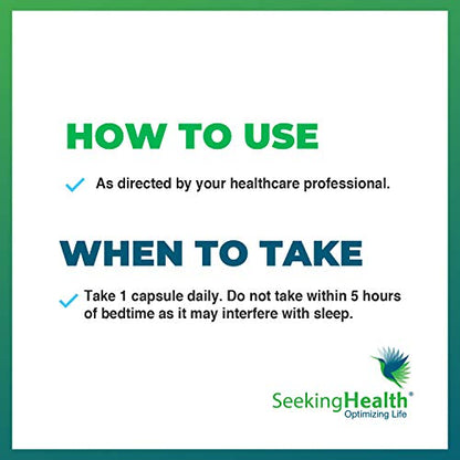 Seeking Health L-5-MTHF, Supports Healthy Methylation, Easily Absorbed Methyl Folate Supplement