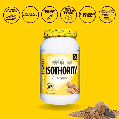 Isothority Whey Protein Isolate, Whipped Cream Strawberry, 2 lb - Ultra Absorbable