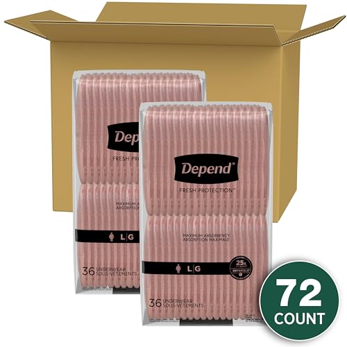 Depend Fresh Protection Adult Incontinence Underwear for Women