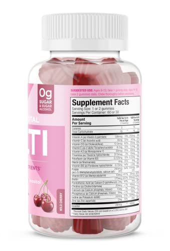 SUKU Vitamins Teen Girl Gummies – Sugar Free Vegetarian Gummy Vitamins Supplement