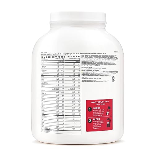 GNC Pro Performance Bulk 1340 - Strawberries and Cream, 9 Servings, Supports Muscle