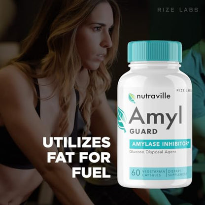 rize labs (2 Pack Nutraville Amyl Guard Dietary Supplement, Nutraville Amyl Guard Weight