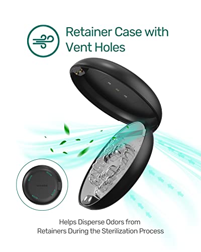 Retainer Case, VEAMOR Invisalign Case Holder, UVC Disinfectant Box Portable
