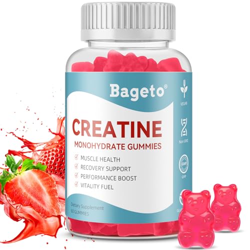 Creatine Monohydrate Gummies for Men & Women, 5g of Creatine Per Serving 