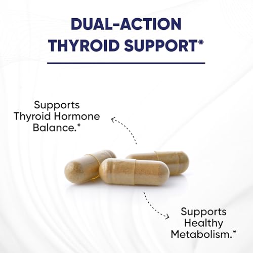 Sandhu's Thyroid Support Complex with Iodine Supplement|60 Capsules, 30 Days Supply