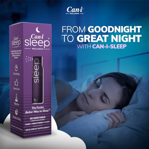 Sleep Fast & Longer - Oral Absorbtion Spray Can I Sleep Natural Sleep Aid with Melatonin