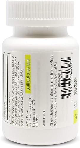 ValuMeds Fast Acting Dairy Relief Lactose Enzymes, 120 Softgels, Help Prevent Gas