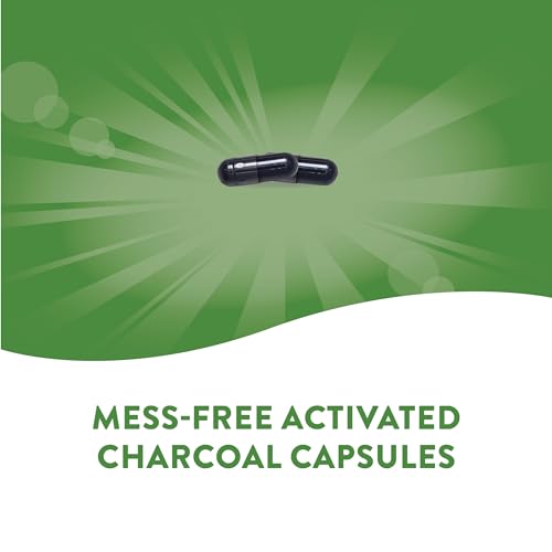 Nature's Way Activated Charcoal, Binds Unwanted Materials and Gas*, 560mg per Serving