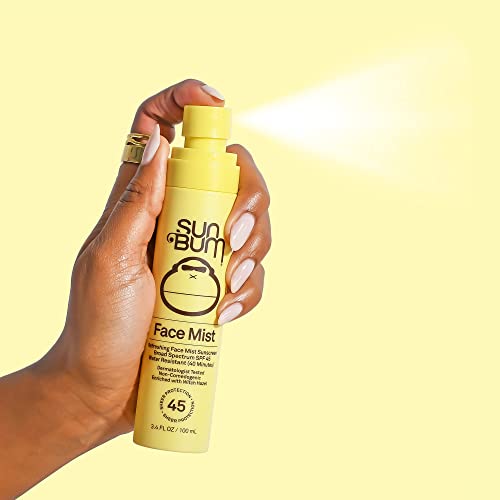 Sun Bum Original SPF 45 Sunscreen Face Mist | Vegan and Hawaii 104 Reef Act Compliant