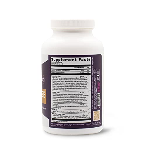 Menopause Relief Capsules by Dr. Anna Cabeca (180ct), Plant-Based Superfood Supplement with Maca Root