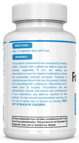 PEScience Forskolin Capsules, 95% Pure Forskolin Extract, Patented ForsLean, 60 Count