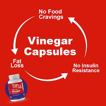 Reduce Abdominal Fat - Vinegar Capsules - Best for Weight Loss - Glucose