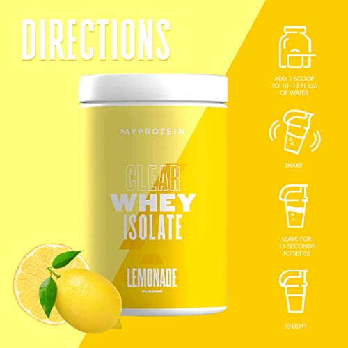 Myprotein® - Clear Whey Isolate - Whey Protein Powder - Naturally Flavored Drink Mix