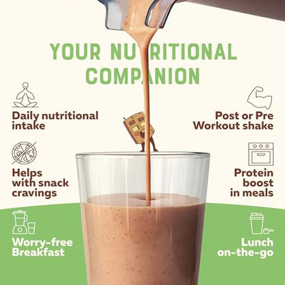 WitiWiti Vegan Meal Replacement, Unflavored - Plant Based Protein Powder 23g
