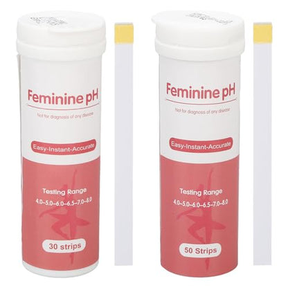 Yeast Infection Test,Vaginal Health pH Test Strips, Feminine PH Test, Monitor Vaginal Intimate Health
