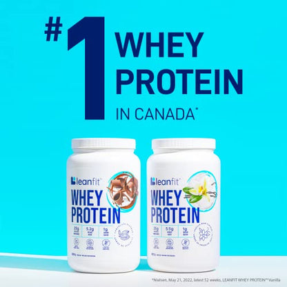 LeanFit® Grass-fed Whey Protein Powder, Natural Chocolate, Gluten-Free, Keto