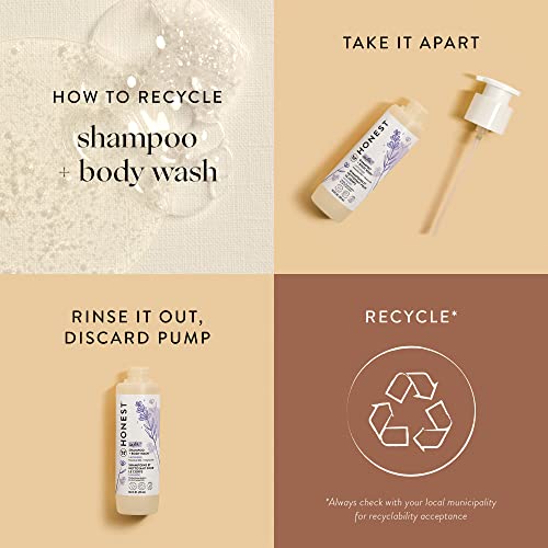 The Honest Company 2-in-1 Cleansing Shampoo + Body Wash | Gentle for Baby | Naturally