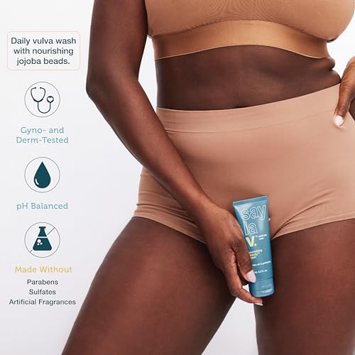 SAY LA V. Nourishing Veauty Feminine Wash, Intimate Vulva Hygiene with Prebiotics, Jojoba, Vitamin E