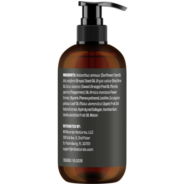 Anti Cellulite Massage Oil for Massage Therapy with Collagen (8 Fl Oz)
