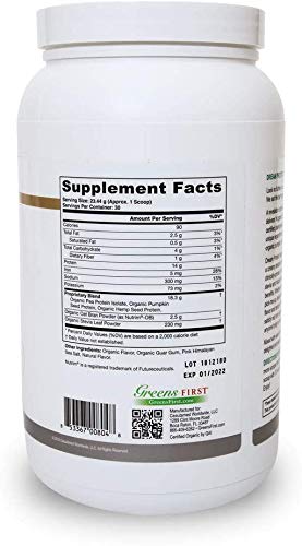 Greens First Dream Protein Plant Based – USDA Organic Dietary Supplement – Vegan
