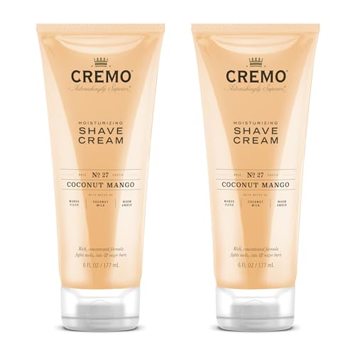 Cremo Coconut Mango Moisturizing Shave Cream, Astonishingly Superior Ultra-Slick 