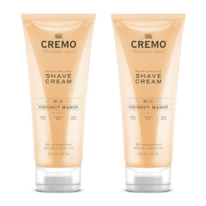 Cremo Coconut Mango Moisturizing Shave Cream, Astonishingly Superior Ultra-Slick 