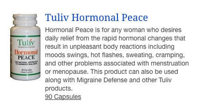 Tuliv Hormonal Peace for Relief of Menopause Symptoms
