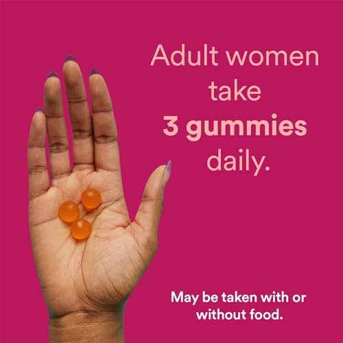 SmartyPants Women's Multivitamin Gummies, Sugar Free: Biotin, Methylfolate, Omega 3