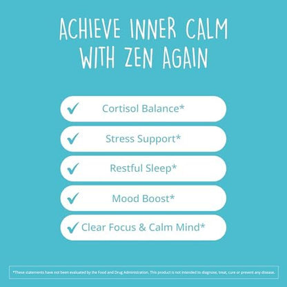 Happy Healthy Hippie Zen Again Cortisol Manager & A Little Pick Me Up Natural Energy Pills