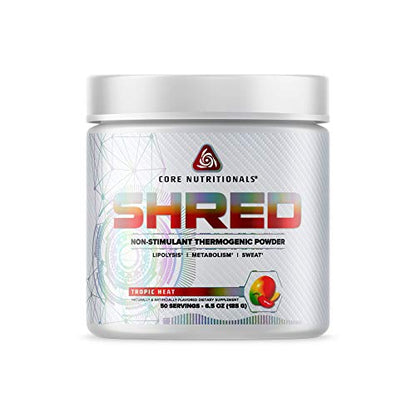 Core Nutritionals Platinum Shred Non-Stimulant, Fat Burning, Thermogenic Powder with 1G 
