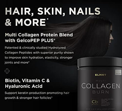 Super Collagen Burn - Premium Collagen Powder for Women Weight & Beauty w. Apple C Vinegar