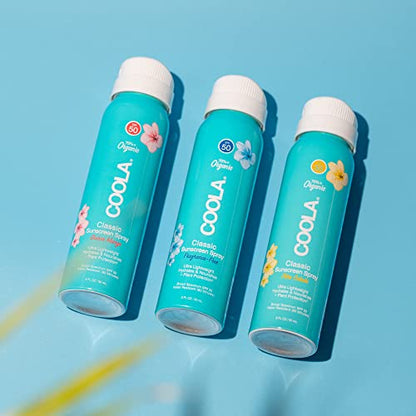 COOLA Organic Sunscreen SPF 50 Sunblock Spray, Dermatologist Tested Skin Care
