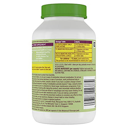 Metamucil Daily Fibre Supplement Fibre Caps 300 Capsules