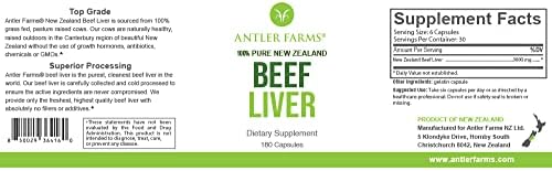 Antler Farms New Zealand Primal Pack - 3 Bottle Bundle | Grass Fed Beef Liver, Beef Organs, Bone & Marrow Supplement Bundle, Cold Processed, Pure and Clean, 3 Bottles