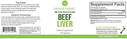 Antler Farms New Zealand Primal Pack - 3 Bottle Bundle | Grass Fed Beef Liver, Beef Organs, Bone & Marrow Supplement Bundle, Cold Processed, Pure and Clean, 3 Bottles