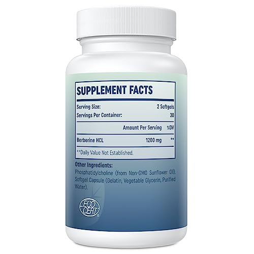 Sahha Advanced Liposomal Berberine 1200mg - Maximized Absorption for Optimal Results