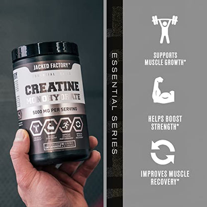 Nitrosurge Pre-Workout & Creatine Monohydrate - Pre Workout Powder With Creatine for Muscle Growth, Increased Strength, Endless Energy, Intense Pumps - Watermelon Preworkout & Unflavored Creatine