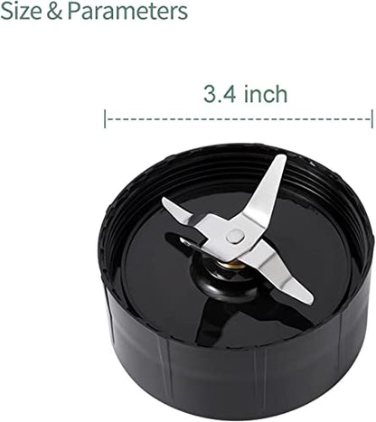 (Pack of 2) Cross Blade Blender Magic Bullet Replacement Parts Compatible with 250-watt