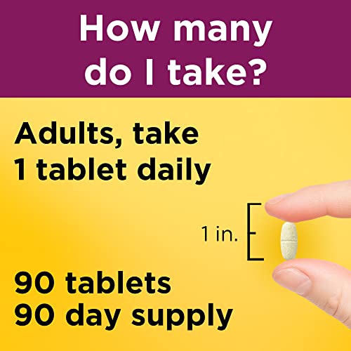 Nature Made Multivitamin For Her 50+ with No Iron, Womens Multivitamin for Daily Nutrition
