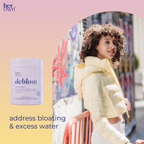 her own Debloat Gummy, Bloating and Gas Relief, Helps Reduce Water Retention