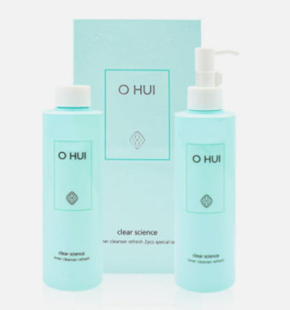 OHui Korea Personal Care Clear Science Inner Cleanser Refresh 200ml 2 Pcs Set