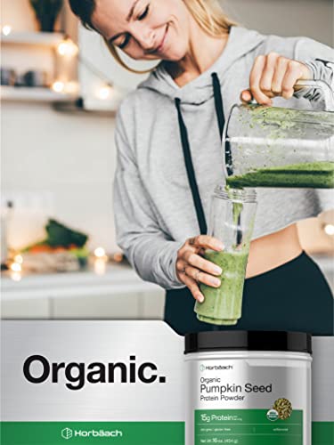 Pumpkin Seed Protein Powder Organic | 16 oz | Vegetarian, Gluten Free, and Non-GMO